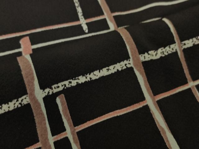 平和屋本店＃極上 長羽織 黒地 逸品 未使用 DZAA4616kh5