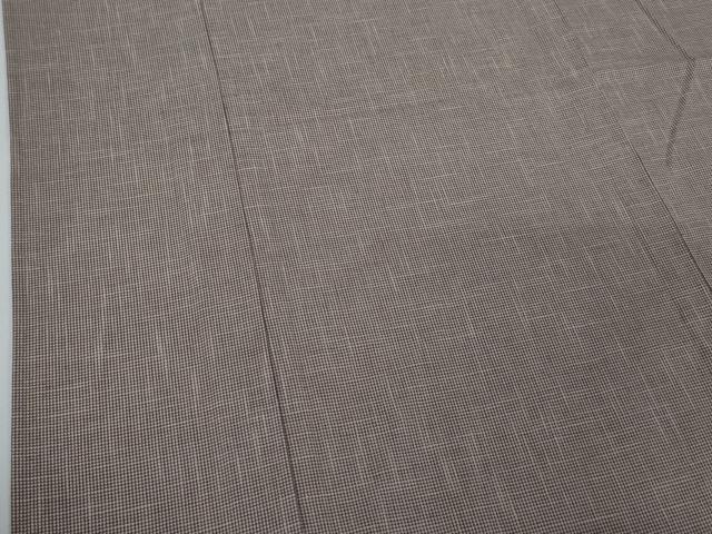平和屋本店■極上　男性　越後片貝木綿　紺仁工房　正藍草木染　綿紬　キングサイズ　単衣　証紙付き　逸品　DZAA4627kh5