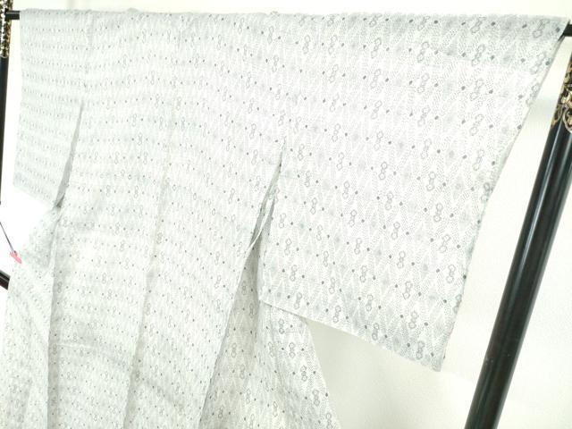 平和屋本店＊極上　夏物　重要無形文化財　越後上布　染織工芸　むら田　菱文　たとう紙付き　逸品　DZAA4634kh6