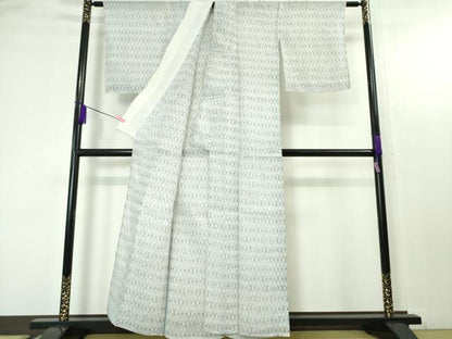 平和屋本店＊極上　夏物　重要無形文化財　越後上布　染織工芸　むら田　菱文　たとう紙付き　逸品　DZAA4634kh6