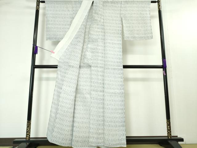 平和屋本店＊極上　夏物　重要無形文化財　越後上布　染織工芸　むら田　菱文　たとう紙付き　逸品　DZAA4634kh6