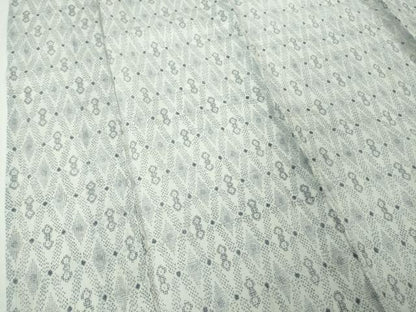平和屋本店＊極上　夏物　重要無形文化財　越後上布　染織工芸　むら田　菱文　たとう紙付き　逸品　DZAA4634kh6
