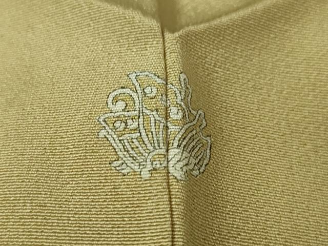 平和屋本店■極上　加賀友禅の巨匠　初代　由水十久　訪問着　飛ぶ童子　白橡色地　反端・風呂敷付き　逸品　未使用　DZAA4638kh5