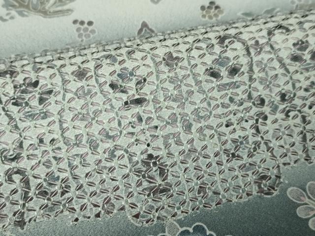 平和屋本店■極上　中国三大刺繍　スワトウ刺繍　汕頭刺繍　訪問着　更紗花唐草文　暈し染め　金糸　逸品　DZAA4639kh5