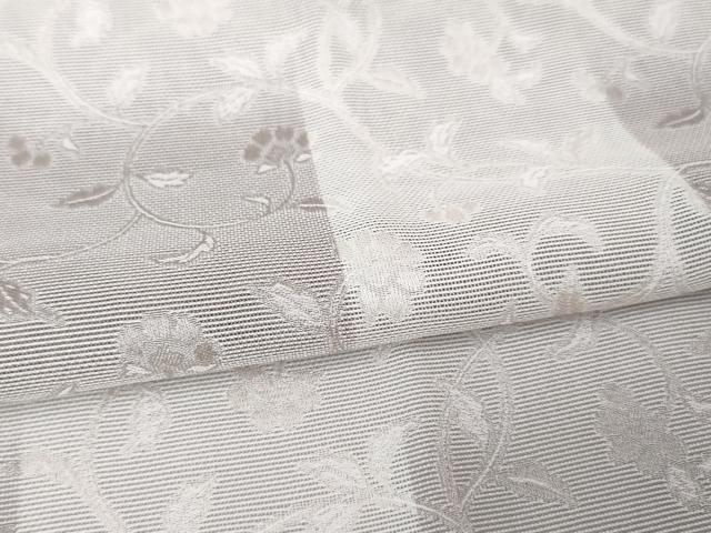 平和屋本店▽極上 道中着 スリーシーズン 春夏秋 塵除け ロング丈 花唐草紋紗 暈し染め 鈴乃屋扱い 逸品 未使用 DZAA4642kh5