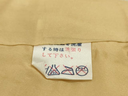 平和屋本店■極上　男の子　祝着　産着　初着　のしめ　お宮詣り　手描き　にわとり　笹竹　立波　逸品　DZAA4650kh5