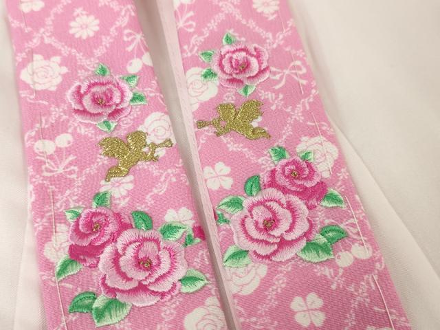 平和屋本店■極上 mezzo piano 七五三 女の子 3歳 祝着・襦袢(半衿付)・被布・草履・巾着・髪飾り 6点セット 箱付き　逸品　DZAA4653kh5