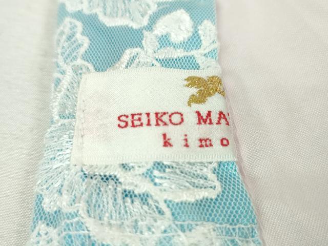 平和屋本店■極上　松田聖子 SEIKO MATSUDA　七五三　女の子　3歳　祝着・長襦袢セット　苺　リボン　金彩　洗える着物　逸品　DZAA4670kh5