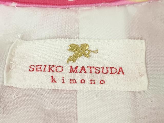 平和屋本店■極上 松田聖子 SEIKO MATSUDA 子供 七五三 女の子 3歳 祝着・長襦袢(半衿刺繍)・被布 3点セット 洗える着物 逸品　DZAA4674kh5
