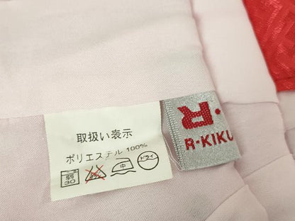 平和屋本店■極上 R.KIKUCHIブランド 子供 七五三 女の子 3歳 祝着・襦袢(半衿刺繍)・被布 3点セット 洗える着物　逸品　DZAA4675kh5