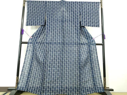 平和屋本店＊極上 夏物 沖縄県無形文化財指定 本場八重山上布 麻 絣文様 三越扱い 逸品 DZAA4683kh5