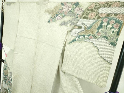 平和屋本店●極上 名門 藤娘きぬたや・総絞り 訪問着 鳳凰吉祥花文 逸品 DZAA4694kh5