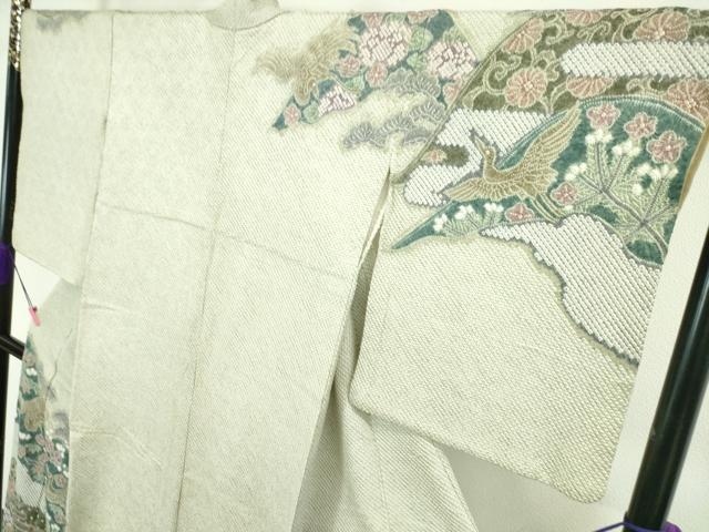 平和屋本店●極上 名門 藤娘きぬたや・総絞り 訪問着 鳳凰吉祥花文 逸品 DZAA4694kh5