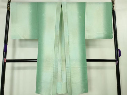 平和屋本店▽極上 長羽織 スリーシーズン 春夏秋 塵除け クローバー 暈し染め 逸品 未使用 DZAA4713kh5