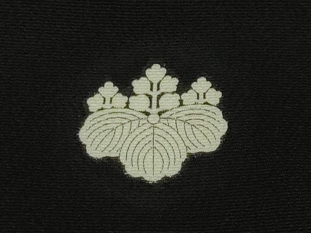 平和屋本店●極上 染刺工芸 大羊居 東京友禅 黒留袖 刺繍 草花文 金糸 逸品 DZAA4714kh5