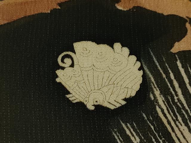 平和屋本店●極上 アンティーク 大正ロマン 振袖 刺繍 飛鶴松文 暈し染め 金糸 逸品 DZAA4720kh5