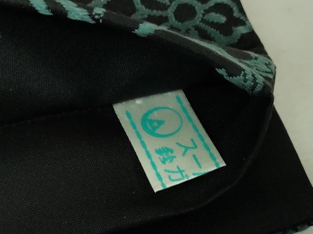 平和屋本店●極上 六通柄袋帯 唐織 龍 蓑亀 鳳凰 宝尽くし 黒地 金糸 鈴乃屋扱い 逸品 DZAA4828kh5