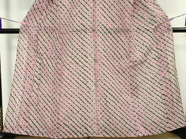 平和屋本店■極上　夏物　浴衣　有松鳴海絞り　鹿の子絞り　綿　逸品　DZAA4839kh5