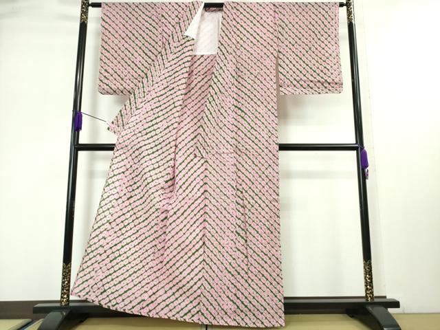 平和屋本店■極上　夏物　浴衣　有松鳴海絞り　鹿の子絞り　綿　逸品　DZAA4839kh5