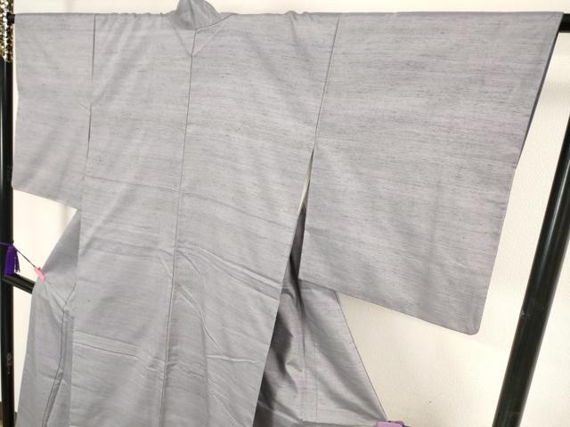 平和屋本店●極上 紅花紬 米沢 新田秀次 紅藍染 湖水 反端付き 逸品 DZAA4848kh5