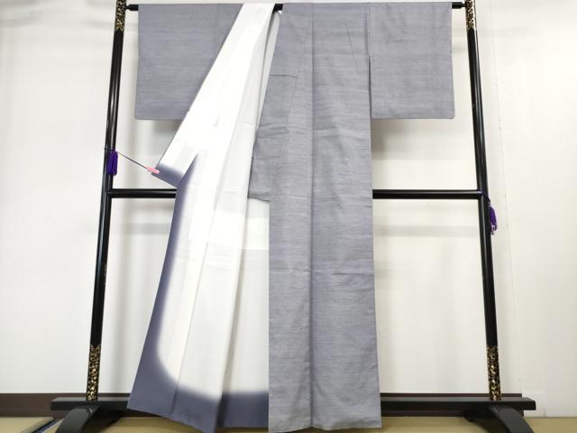 平和屋本店●極上 紅花紬 米沢 新田秀次 紅藍染 湖水 反端付き 逸品 DZAA4848kh5