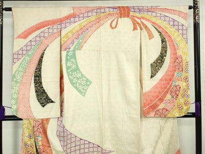 平和屋本店∵極上 十三参り 女の子 祝着 絞り 束ね熨斗 金彩 逸品 DZAA4850kh5