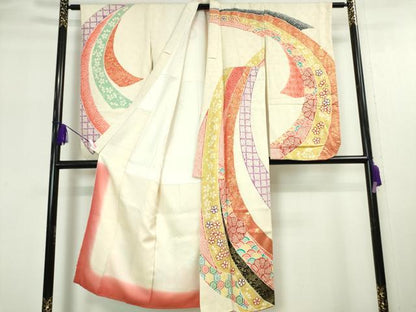 平和屋本店∵極上 十三参り 女の子 祝着 絞り 束ね熨斗 金彩 逸品 DZAA4850kh5