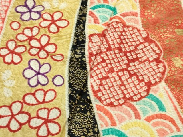 平和屋本店∵極上 十三参り 女の子 祝着 絞り 束ね熨斗 金彩 逸品 DZAA4850kh5