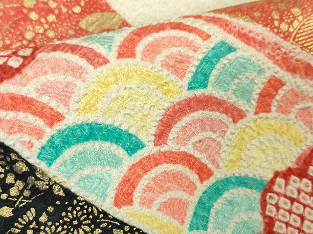 平和屋本店∵極上 十三参り 女の子 祝着 絞り 束ね熨斗 金彩 逸品 DZAA4850kh5