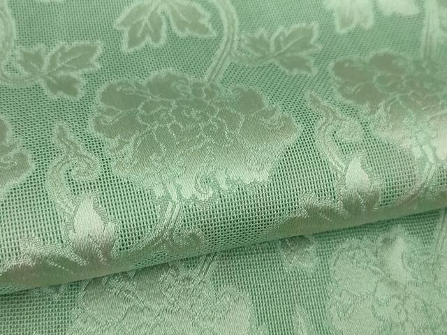 平和屋本店■極上　道行コート　ロング丈　リバーシブル　紗袷　花唐草紋紗　暈し染め　逸品　DZAA4853kh5