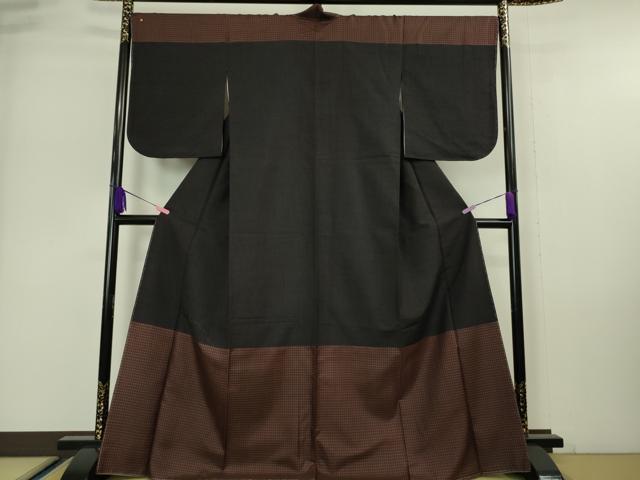 平和屋本店●希少 着物デザイナー 紫藤尚世 訪問着 紬地 上代58万 さが美扱い 逸品 未使用 DZAA4869kh5