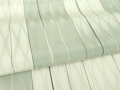 平和屋本店■極上　夏物　明石ちぢみ　市松文様　逸品　DZAA4881kh5