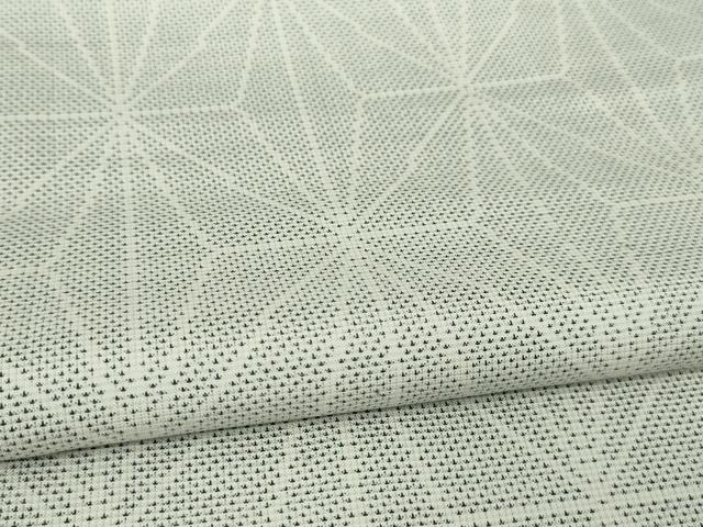 平和屋本店●極上 本場大島紬 白大島 白さつま さつま白妙 むらなか謹製 麻の葉文様 鑑定書・証紙付き 逸品 DZAA4927kh5