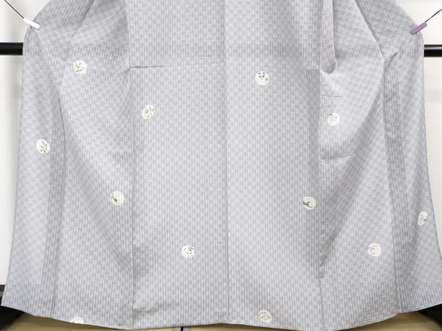 平和屋本店■極上　夏物　小紋　花織　紋絽　手描き　蛍　蜻蛉　草花　逸品　DZAA4929kh5