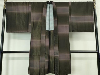 平和屋本店＃極上 男性 長羽織 キングサイズ 暈し染め 金通し地 逸品 未使用 DZAA4931kh5
