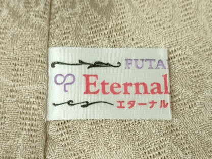 平和屋本店▽極上 道中着 スリーシーズン 春夏秋 塵除け ロング丈 花唐草紋紗 市松 逸品 DZAA4939kh5