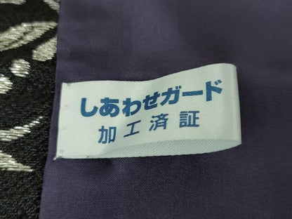 平和屋本店■極上　男性　陣羽織　片身替わり　花唐草文　金銀糸　逸品　DZAA4953kh5