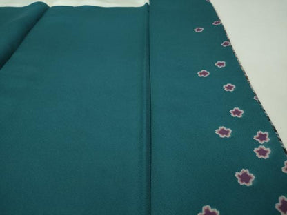 平和屋本店●極上 中国三大刺繍 相良刺繍 訪問着 おぼろ染め 襲絞り 舞花文 金糸 金通し地 逸品 DZAA4961kh5