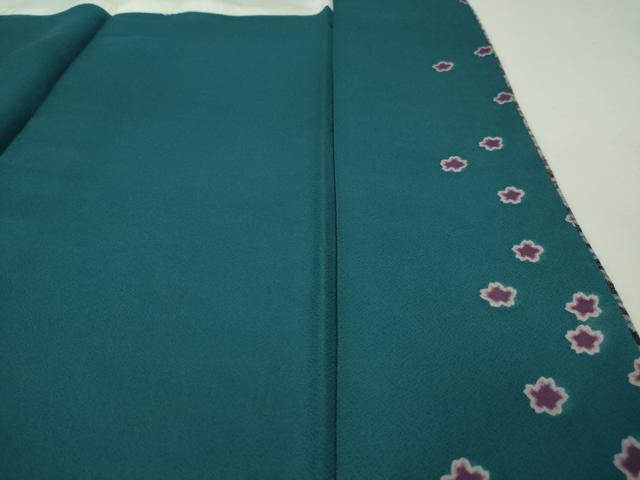 平和屋本店●極上 中国三大刺繍 相良刺繍 訪問着 おぼろ染め 襲絞り 舞花文 金糸 金通し地 逸品 DZAA4961kh5