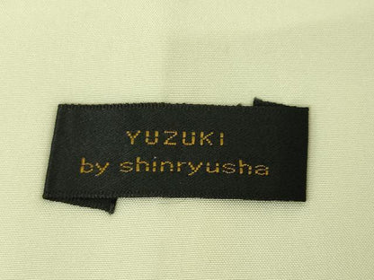 平和屋本店■希少　京都・西陣　織元ブランド　泰流舎　京都弓月　YUZUKI　byshinryusha　訪問着　紬　縞　逸品　DZAA4967kh5