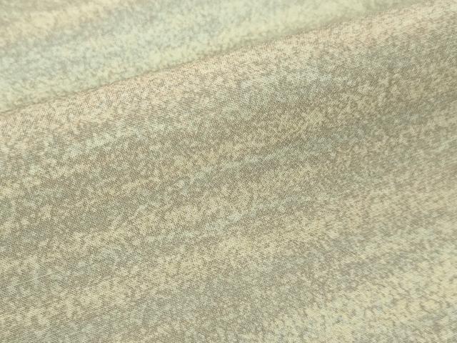 平和屋本店＊極上 夏物 石川県指定無形文化財 夏牛首紬 白山工房 手織り 霞文 証紙付き 逸品 DZAA4970kh5