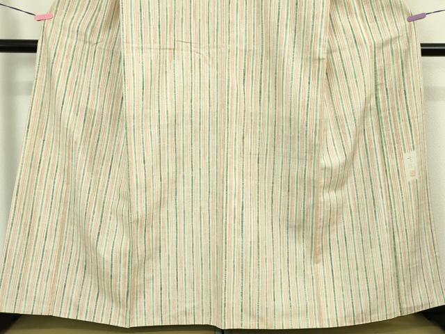平和屋本店●極上 染司よしおか 五代目 吉岡幸雄 紬 縞 逸品 DZAA4973kh5