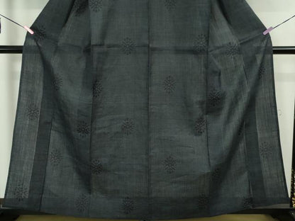 平和屋本店■極上　夏物　重要無形文化財　本場宮古上布　舞花文　苧麻　逸品　未使用　DZAA4975kh5