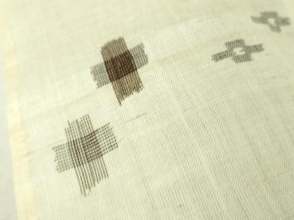 平和屋本店＊極上 夏物 沖縄県無形文化財指定 本場八重山上布 麻 逸品 未使用 DZAA4978kh5