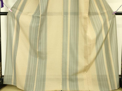 平和屋本店＊極上 夏物 東郷織物謹製 本場大島紬 夏大島紬 間道 三越扱い 逸品 DZAA4982kh6
