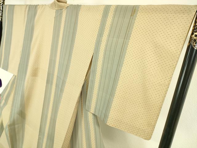 平和屋本店＊極上 夏物 東郷織物謹製 本場大島紬 夏大島紬 間道 三越扱い 逸品 DZAA4982kh6
