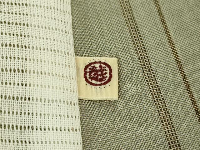 平和屋本店＊極上 夏物 東郷織物謹製 本場大島紬 夏大島紬 間道 三越扱い 逸品 DZAA4982kh6