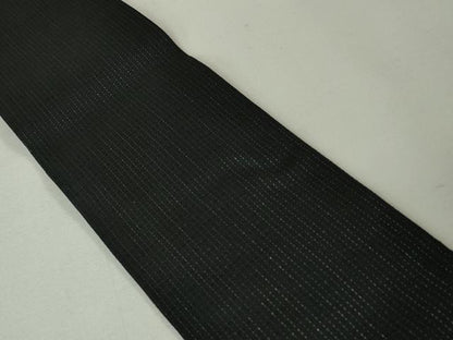平和屋本店▽極上 男性 角帯 スリーシーズン帯 よろけ縞 黒地 銀糸 逸品 DZAA5007kh5