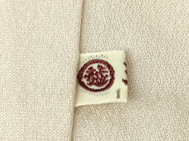 平和屋本店●極上 創業460年・千總 訪問着 枝垂れ花 薄柿色地 金彩 三越扱い 逸品 DZAA5014kh5
