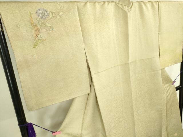 平和屋本店●極上　久保田一竹　幻の辻が花　訪問着　絞り　暈し染め　金通し地　逸品　DZAA5020kh6